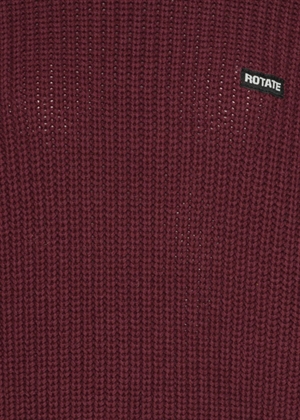 Knit turtleneck jumper Zinfandel ROTATE By Birger Christensen 